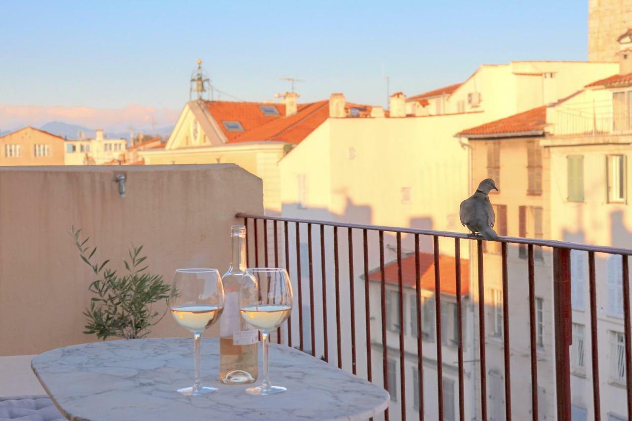 Clt - Unique Duplex & Terrace On The Provencal Market Антиб Экстерьер фото
