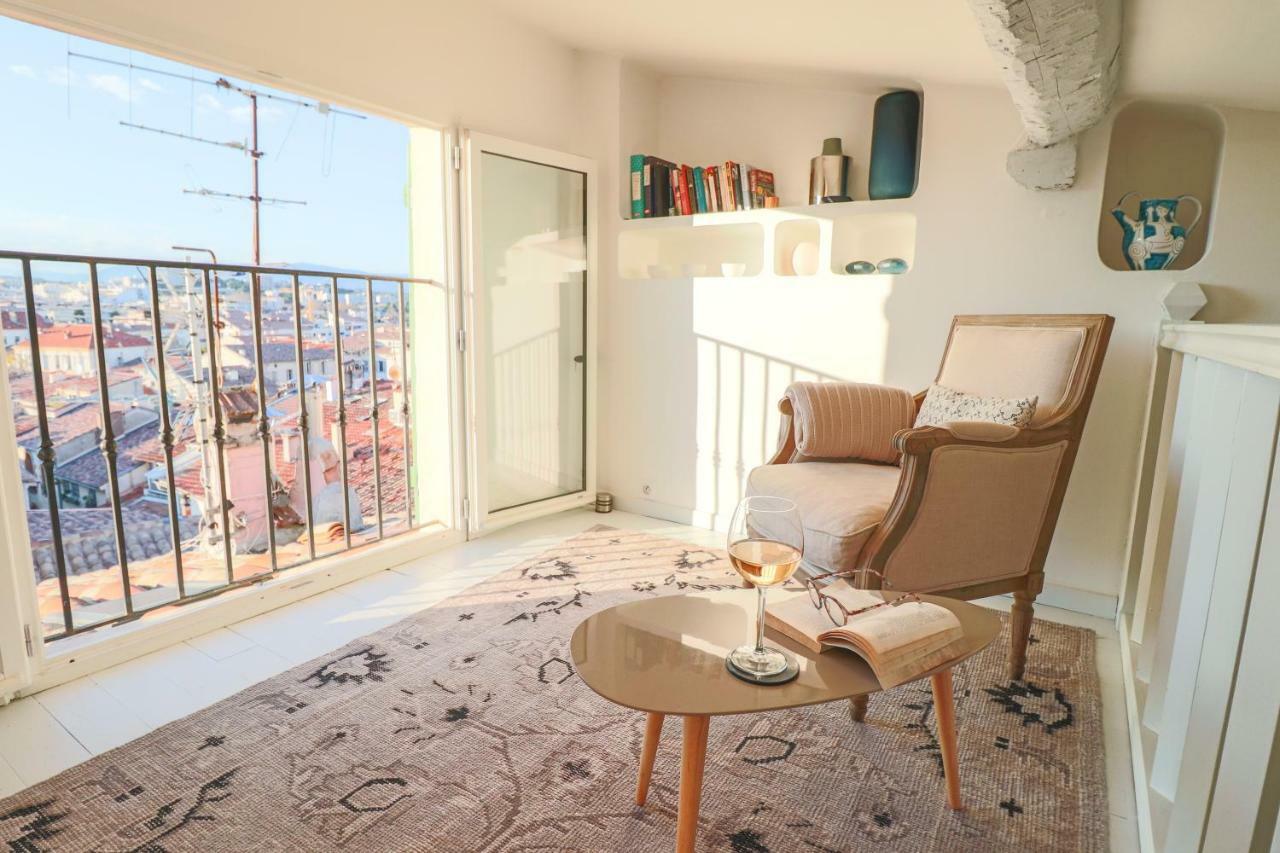 Clt - Unique Duplex & Terrace On The Provencal Market Антиб Экстерьер фото